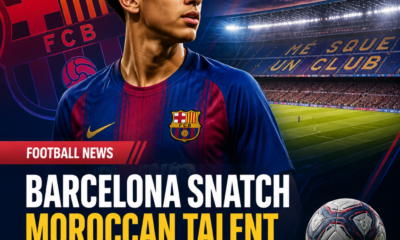 Barcelona swoop for ‘next Busquets’ as teenage Moroccan-Belgian talent Mehdi Maimouni set for La Masia move