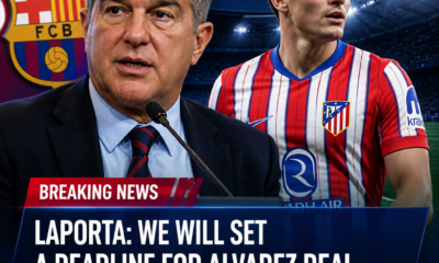 Barca set deadline for Julian Alvarez move as Laporta warns offer ‘not open-ended’