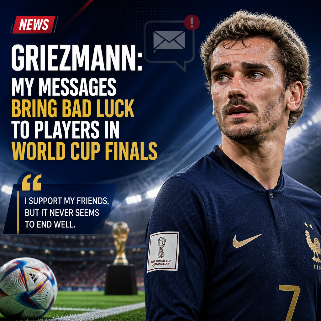 Griezmann: World Cup final fear only disappears with first whistle Griezmann: World Cup final fear only disappears with first whistle