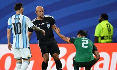 Messi ‘apologised immediately’ after controversial tackle, says Algeria’s Aissa Mandi