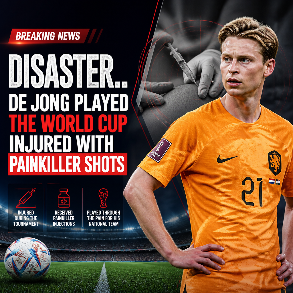 Frenkie de Jong facing months out after World Cup injury as Barcelona await scan results Frenkie de Jong facing months out after World Cup injury as Barcelona await scan results