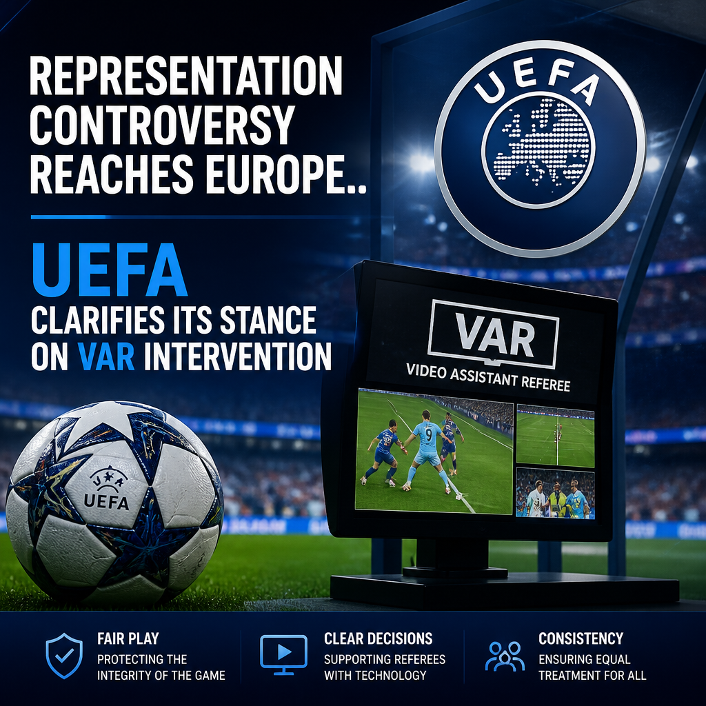 UEFA moves to block World Cup-style VAR use on diving amid identity rule backlash UEFA moves to block World Cup-style VAR use on diving amid identity rule backlash