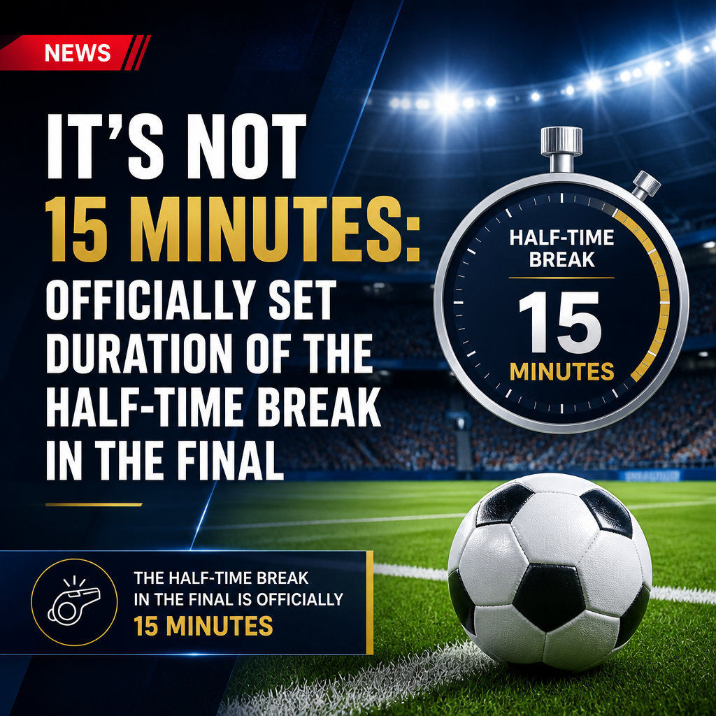 World Cup 2026 final: FIFA caps half-time show to 17 minutes for Spain v Argentina showdown World Cup 2026 final: FIFA caps half-time show to 17 minutes for Spain v Argentina showdown