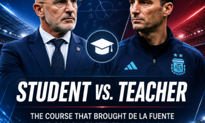Scaloni the student, De la Fuente the teacher: coaching classmates reunited in 2026 World Cup final