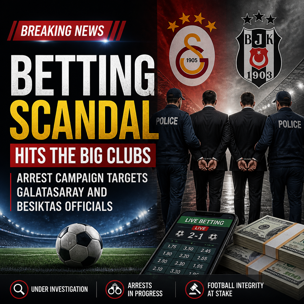 Turkish football rocked as 17 club officials held in major illegal betting probe