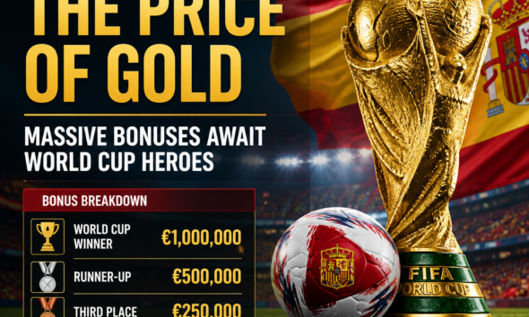 Spain players to receive €750,000 each if they win World Cup – reports say