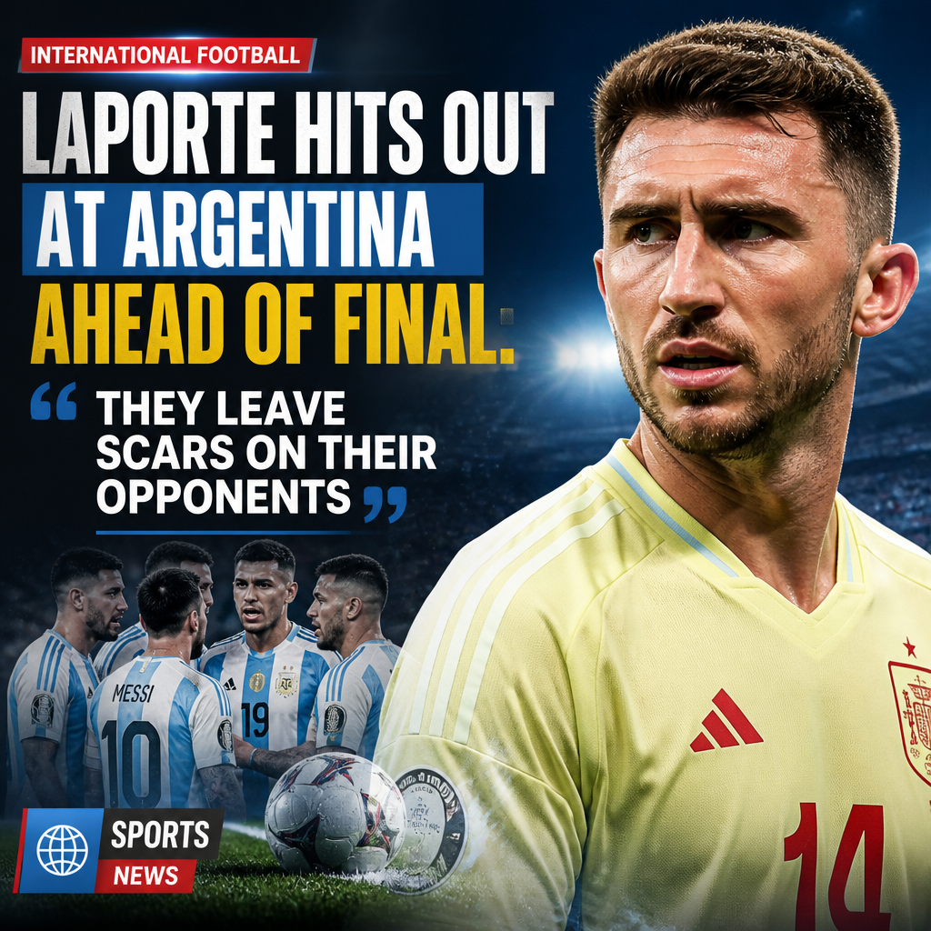 Spain’s Laporte accuses Argentina of leaving ‘marks and scars’ before World Cup final showdown