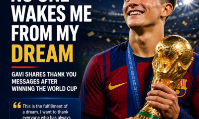 Gavi shares emotional childhood-to-world-champion journey after Spain World Cup triumph