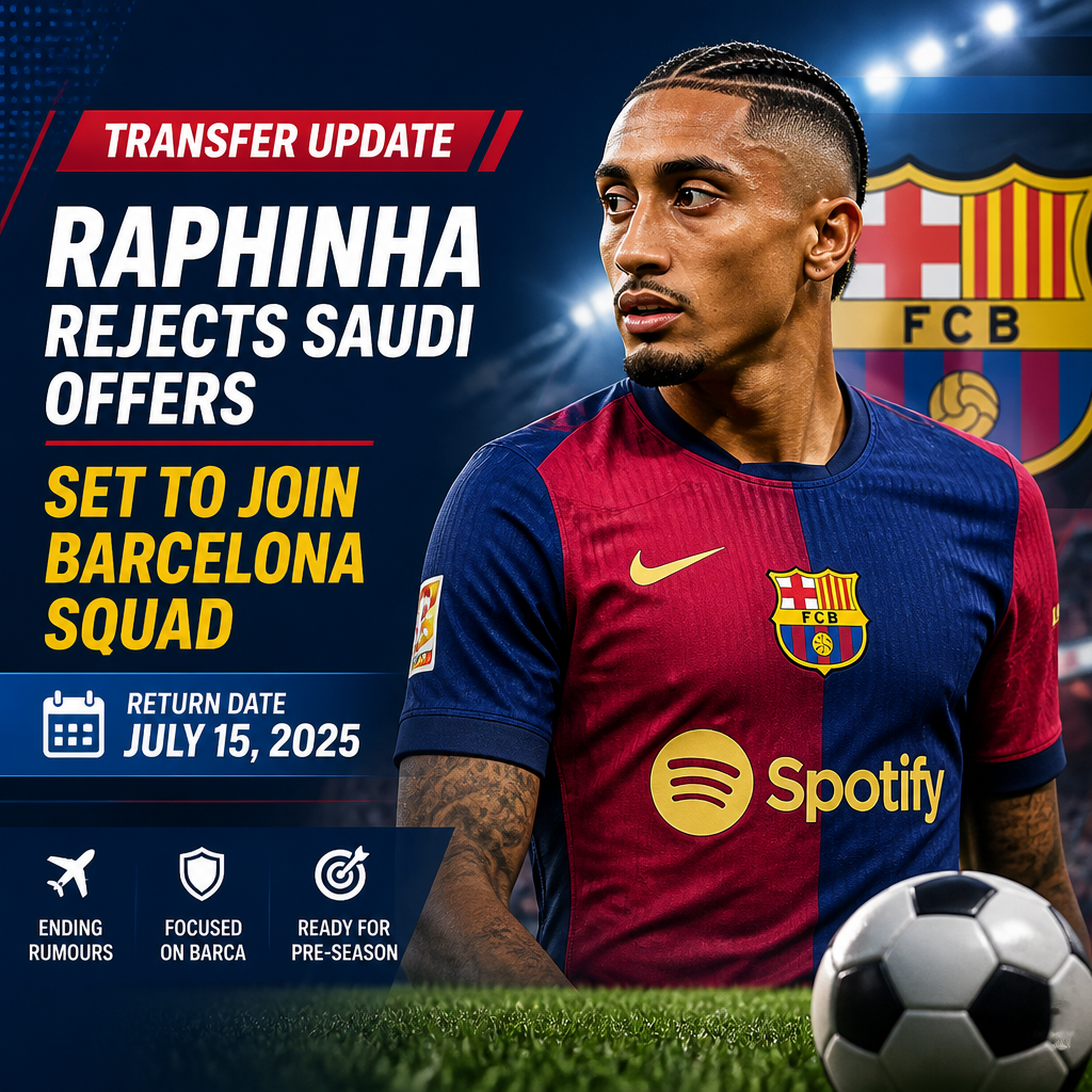 Raphinha set for Barcelona return as Brazil star shrugs off World Cup injury Raphinha set for Barcelona return as Brazil star shrugs off World Cup injury
