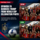 Trump cut from Spain World Cup victory photo by Spanish FA Trump cut from Spain World Cup victory photo by Spanish FA