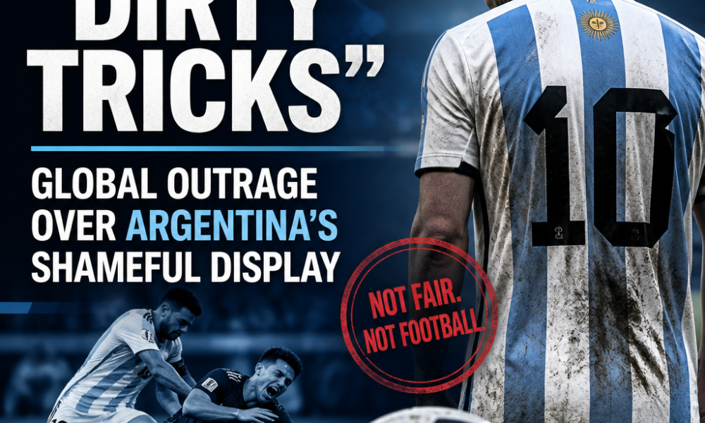 Argentina players condemned for turning backs on Spain during World Cup trophy ceremony