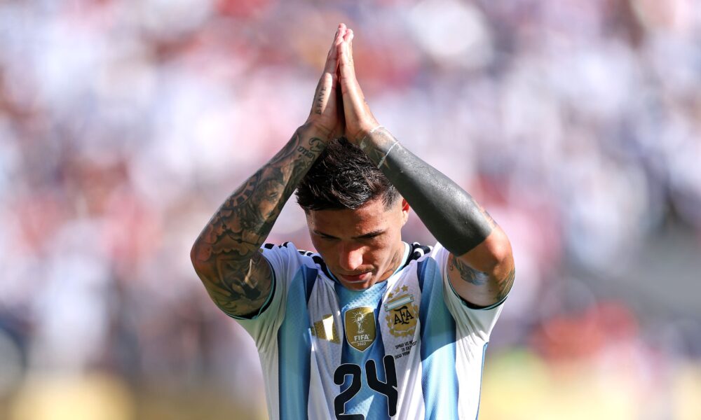 Enzo Fernandez says World Cup red card taught him ‘something much bigger than the result’
