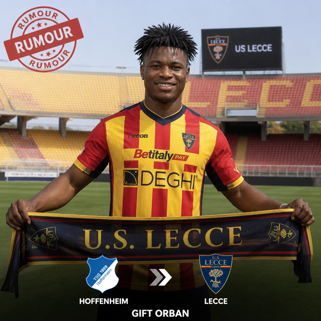 Gift Orban: Lecce eye move for Hoffenheim and Nigeria-Togo striker