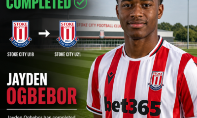 Jayden Ogbebor: Ireland-Nigeria striker steps up to Stoke City U21 ranks