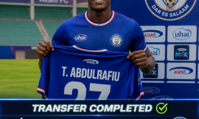 Taiwo Abdulrafiu: Nigerian defender joins Azam FC from Rivers United