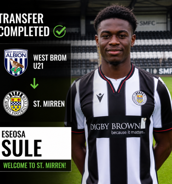Eseosa Sule: Nigeria-Scotland striker joins St Mirren from West Brom U21 on long-term deal