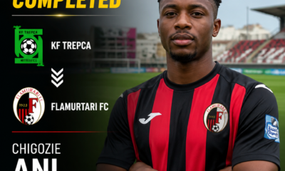 Flamurtari FC snap up Nigerian forward Chigozie Ani on free transfer from KF Trepca
