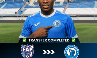 Emmanuel Garuba: Nigerian striker joins FK Khujand on loan from FK FAP Priboj