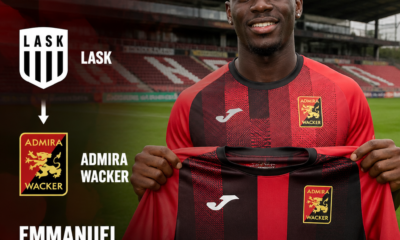 Emmanuel Michael: Nigerian left-back joins Admira Wacker on loan from LASK