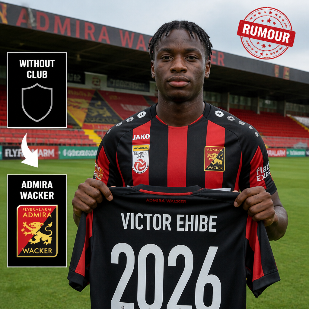 Victor Ehibe: Nigerian left-back linked with move to Admira Wacker