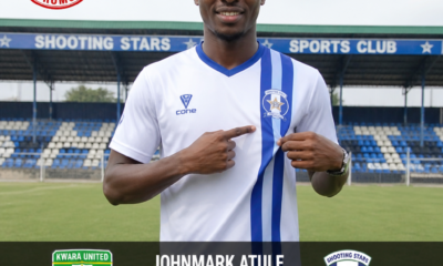Johnmark Atule: Nigeria midfielder linked with Shooting Stars move from Kwara United