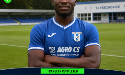 Rotgak Inuwa Gorip: Nigerian striker leaves Bystrice p/Host to join Vsechovice