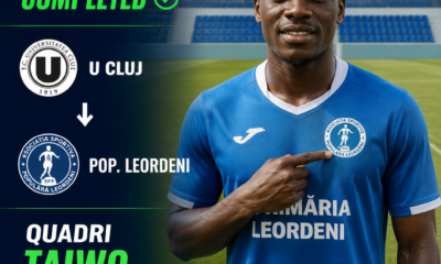 Quadri Taiwo: Nigerian striker seals loan switch from U Cluj to Popesti Leordeni