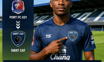 Oluwafemi Azeh: Thailand-Nigeria forward joins Swat Cat on free transfer from Port FC U21