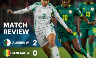 Algeria women claim confident Afcon opening win over Senegal in Algiers