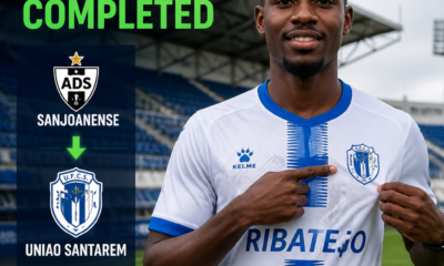 Kelechi John: Nigerian defender joins Uniao Santarem on free transfer from Sanjoanense