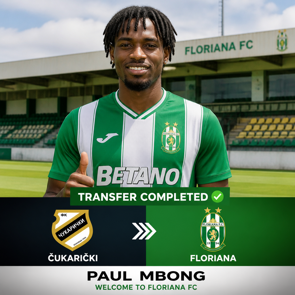 Paul Mbong: Malta-Nigeria winger returns to Floriana from Cukaricki Paul Mbong: Malta-Nigeria winger returns to Floriana from Cukaricki