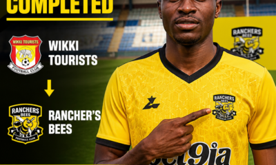 Isah Aliyu Ndala: Nigeria midfielder joins Ranchers Bees on free transfer