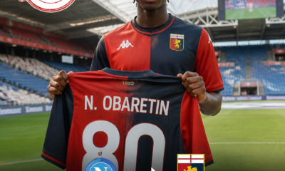 Nosa Edward Obaretin: Genoa eye move for Napoli’s Italian-Nigerian defender