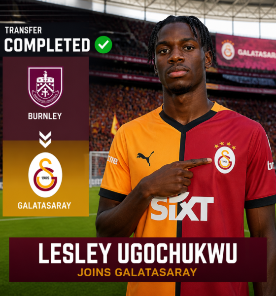 Lesley Ugochukwu: France-Nigeria midfielder joins Galatasaray on loan from Burnley