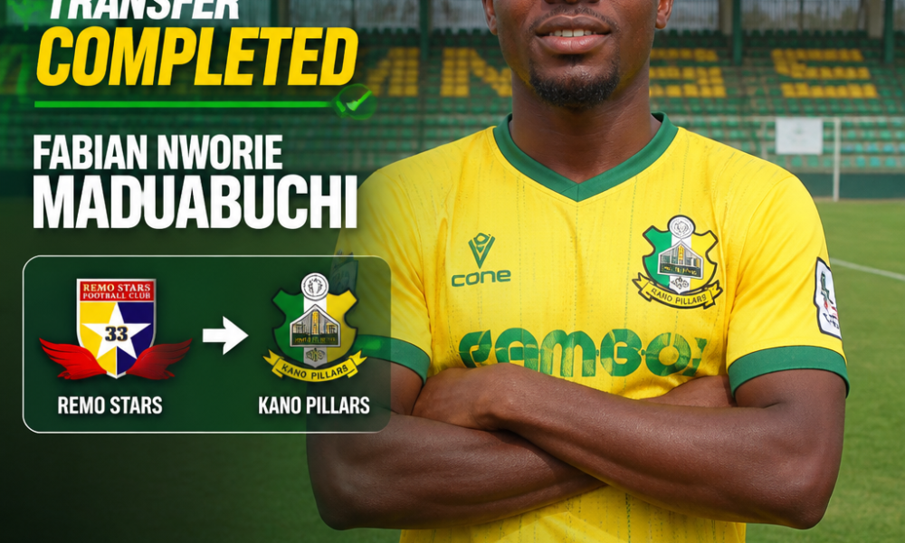 Fabian Nworie Maduabuchi seals switch to Kano Pillars after Remo Stars exit