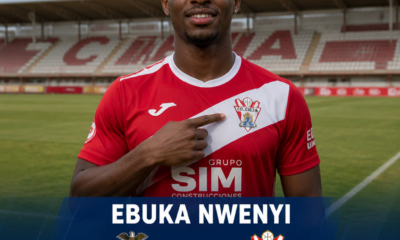 Ebuka Nwenyi: Nigerian defender joins CD Cieza on free transfer from Aguilas FC