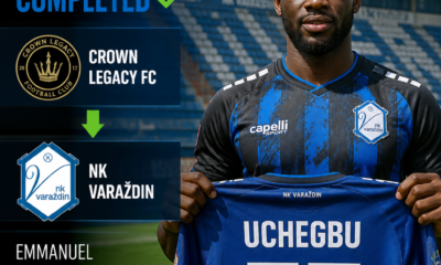 Emmanuel Uchegbu: Nigerian winger joins NK Varazdin on loan from Crown Legacy FC