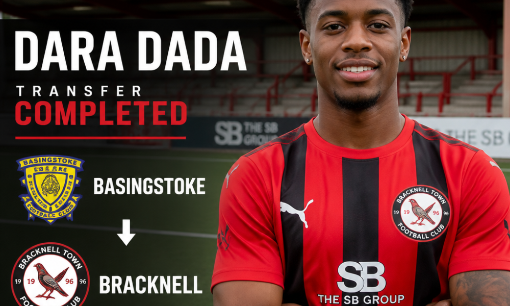 Dara Dada: Dual-nationality midfielder makes Bracknell switch after Basingstoke stint
