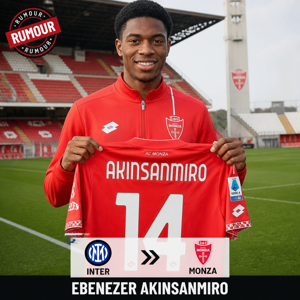 Ebenezer Akinsanmiro: Monza eye move for Inter’s Nigerian midfielder Ebenezer Akinsanmiro: Monza eye move for Inter’s Nigerian midfielder