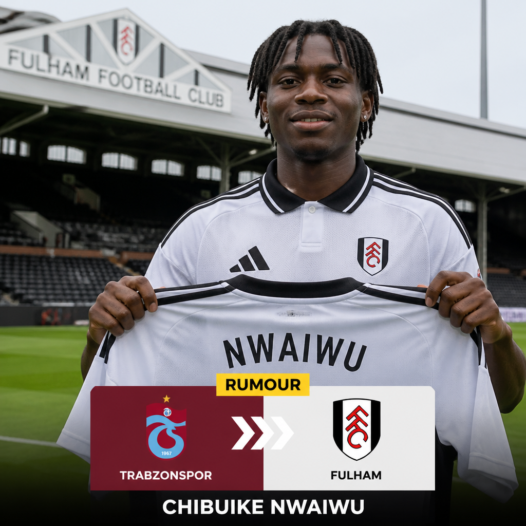 Chibuike Nwaiwu: Fulham eye move for Nigeria and Trabzonspor defender Chibuike Nwaiwu: Fulham eye move for Nigeria and Trabzonspor defender
