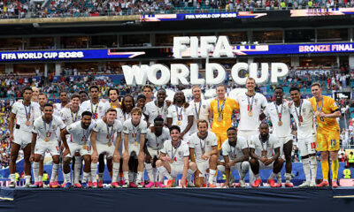 England 6-4 France: Saka hat-trick and Mbappe record in extraordinary World Cup bronze thriller