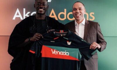 Akor Adams says Venezia ‘belong in Serie A’ after record €26m move from Sevilla