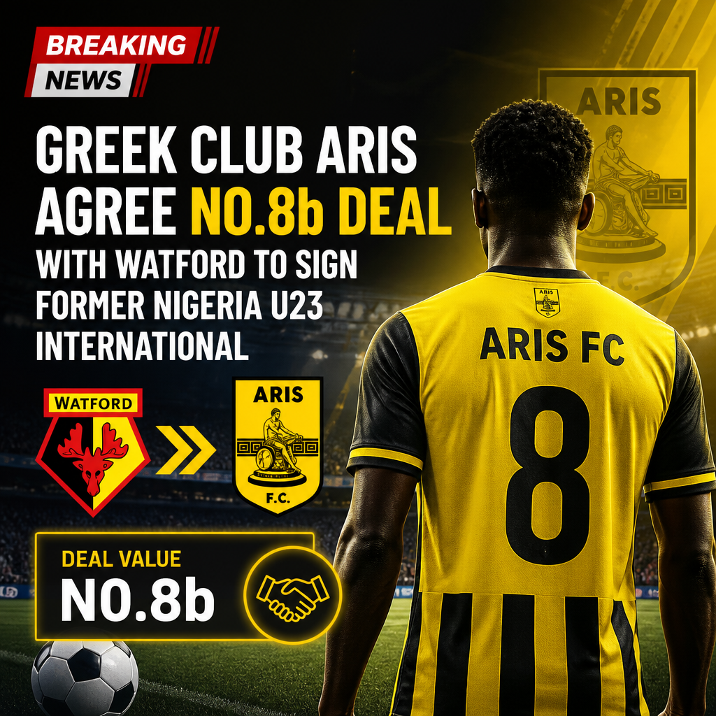 Tom Dele-Bashiru: Watford midfielder set for £425,000 move to Greek side Aris Tom Dele-Bashiru: Watford midfielder set for £425,000 move to Greek side Aris