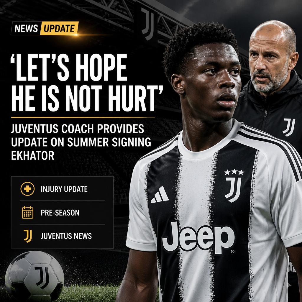 Juventus fear injury setback for teenager Jeff Ekhator in first pre-season outing Juventus fear injury setback for teenager Jeff Ekhator in first pre-season outing