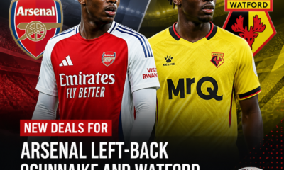 Arsenal and Watford hand professional deals to Nigerian-heritage teenagers Ogunnaike and Akinyimika