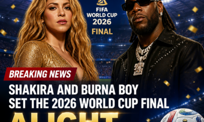 Shakira and Burna Boy light up first World Cup final halftime show with ‘Dai Dai’