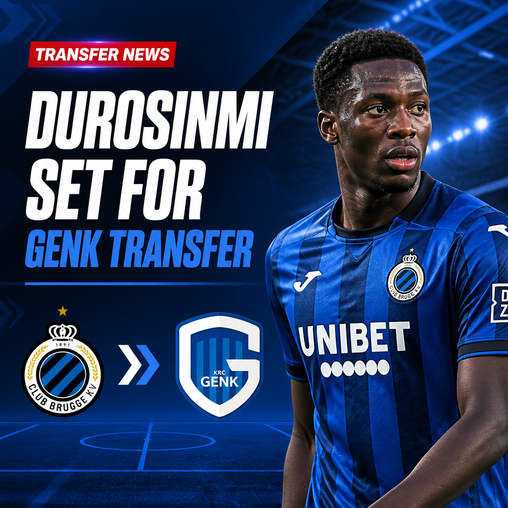 Rafiu Durosinmi: Genk agree record €10.5m deal with Pisa for Super Eagles striker Rafiu Durosinmi: Genk agree record €10.5m deal with Pisa for Super Eagles striker