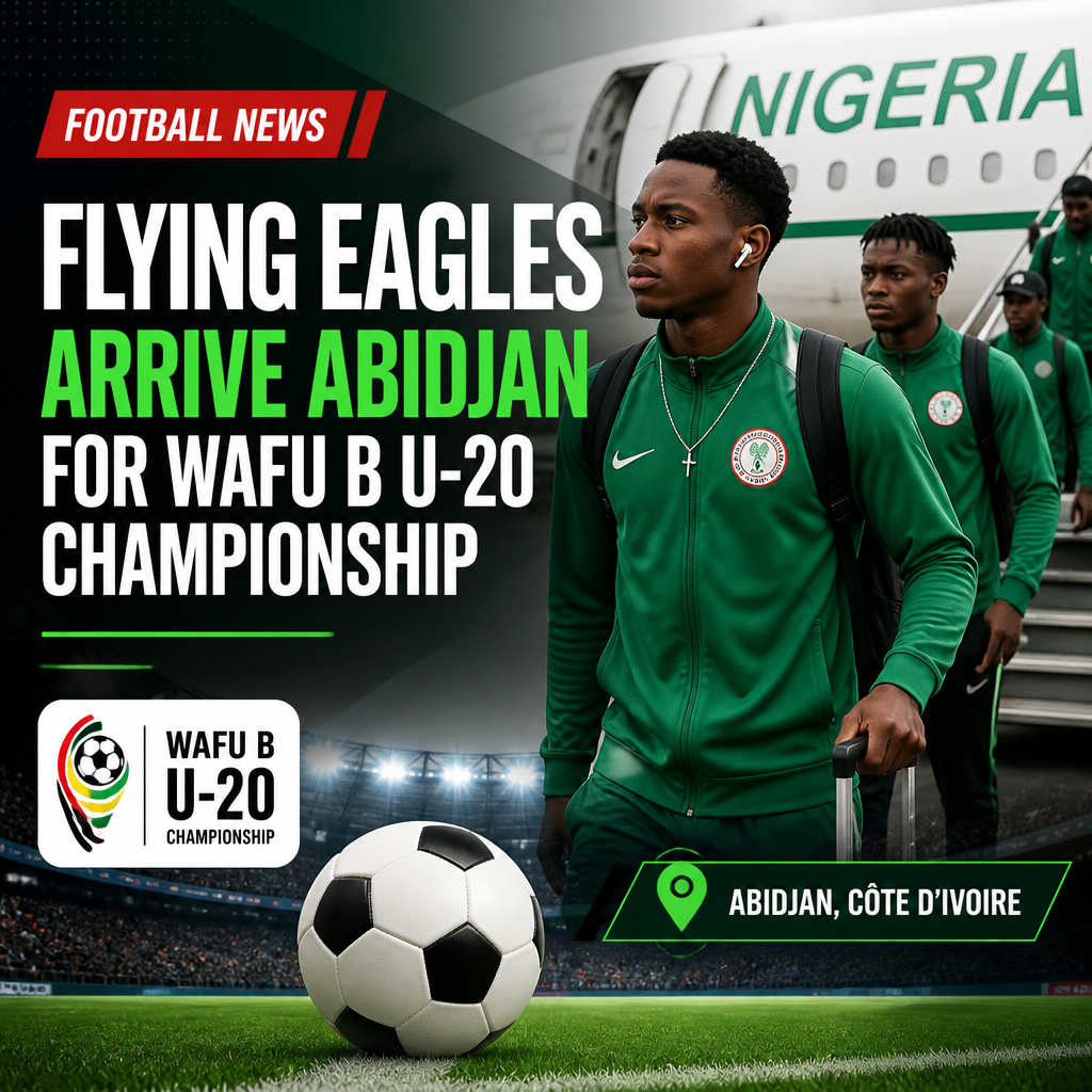 Nigeria’s Flying Eagles begin WAFU B title defence with Ghana showdown in Ivory Coast Nigeria’s Flying Eagles begin WAFU B title defence with Ghana showdown in Ivory Coast