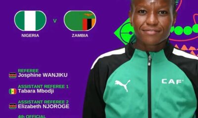 Kenyan Referee Josphine Wanjiku to Officiate Nigeria vs Zambia at WAFCON 2026