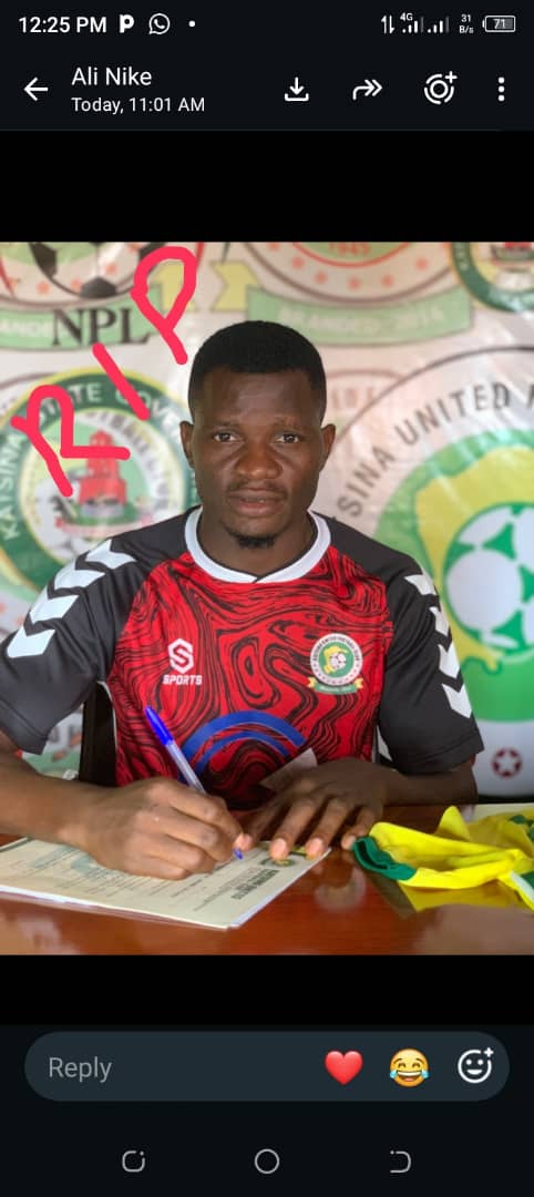 Katsina United Mourns as Newly Signed Player Ozoh Chinedu Dies After Medical Emergency